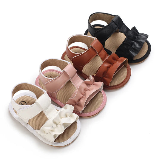 Baby Girls Shoes Summer Fashion Casual Sandals Soft Rubber Sole Non-Slip