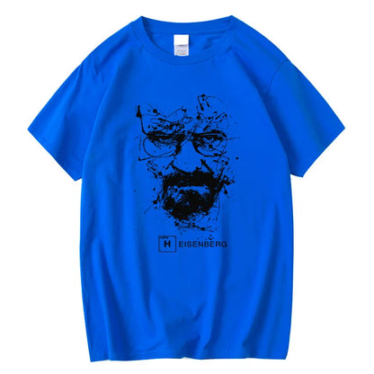 Men Fashion Casual Top Quality 100% Cotton Breaking Bad T Shirts Men Heisenberg Camisetas Hombre Men Cool Tee Shirt Tops
