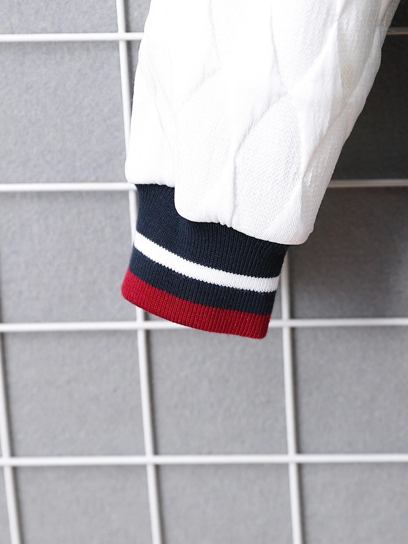 Boys' autumn and winter coats match color casual college cardigan baseball hoodie
