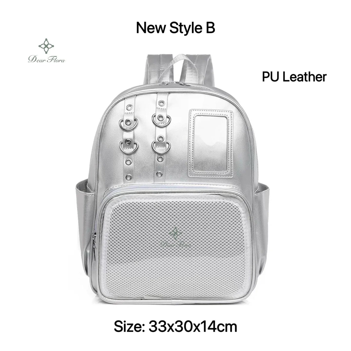 Y2K Cute Mini Backpack Women Kawaii Ita Bag Sweet Girl Transparent Rucksack DIY Personality Display Knapsack Lolita Shoulder Bag