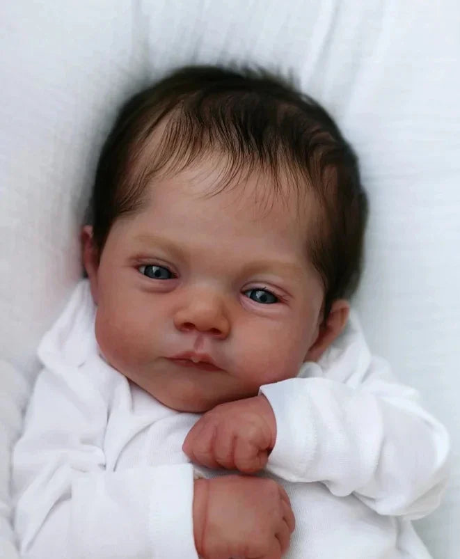 19inch Lily and Irys New Arrival Unfinished Unpainted Twins Reborn Doll Kit Soft Touch Fresh Color with Cloth body included