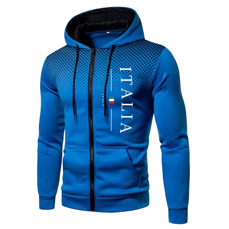 Autumn Winter Popular Men's Tracksuit Zipper Hoodie and Sweatpants Urban Casual Sporty Jogging Suit Male Daily Training Outfits