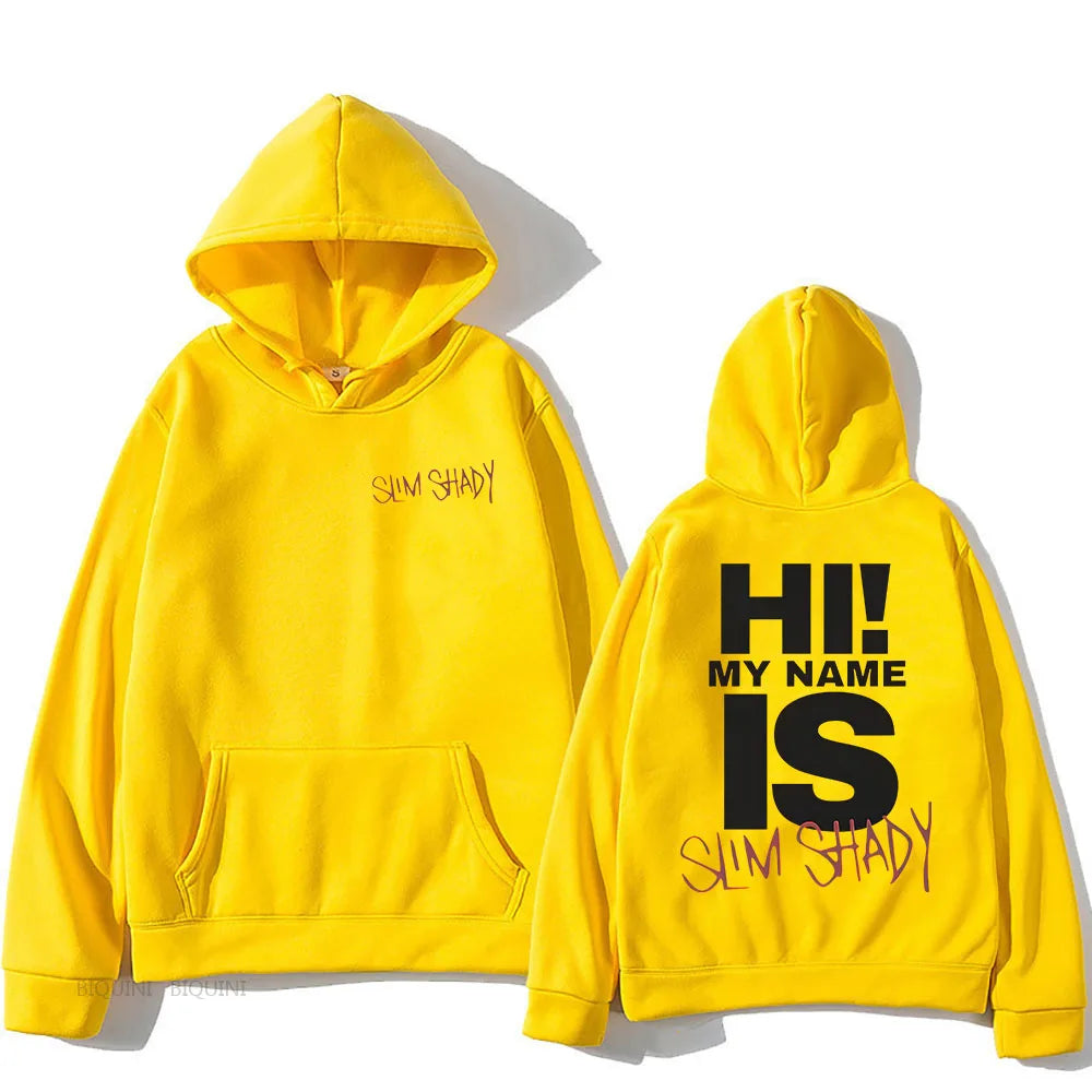 Eminem Slim Shady Hoodies Sudaderas Con Capucha Long Sleeve Men Women