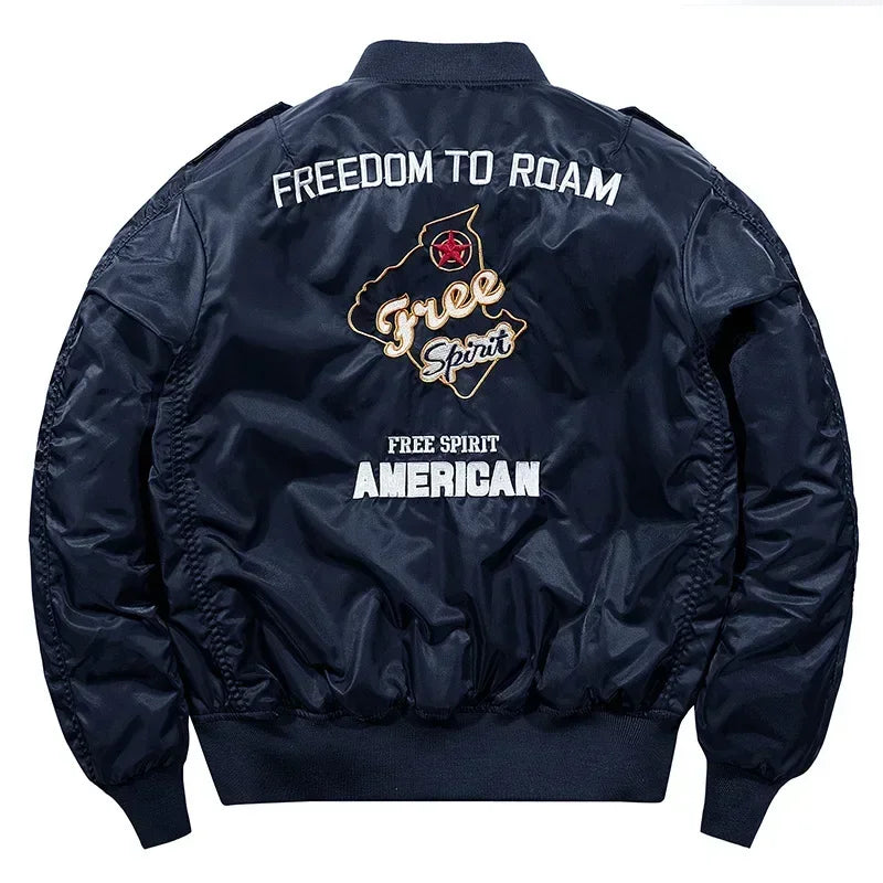 Men Aviator Jacket - Baseball Uniform - Flight Bomber Jacket - Pilot Jacket