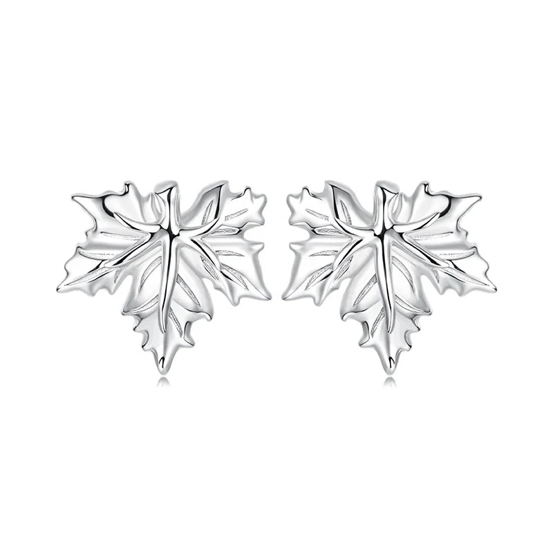WOSTU 925 Sterling Silver Animals Cute Paws Rainbow Stud Earrings For Women Heart Oval Flower Zircon Crab Ear Studs Jewelry Gift