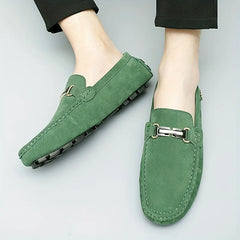 Shoes Leather Men Luxury Trendy Casual Slip on Formal Loafers