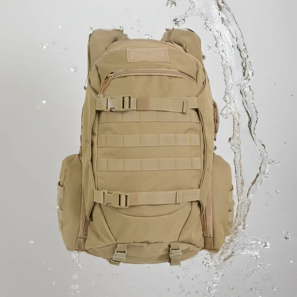 45L Waterproof Fishing Hunting Backpack Outdoor Rucksacks Tactical Sports Camping Hiking Trekking Bags