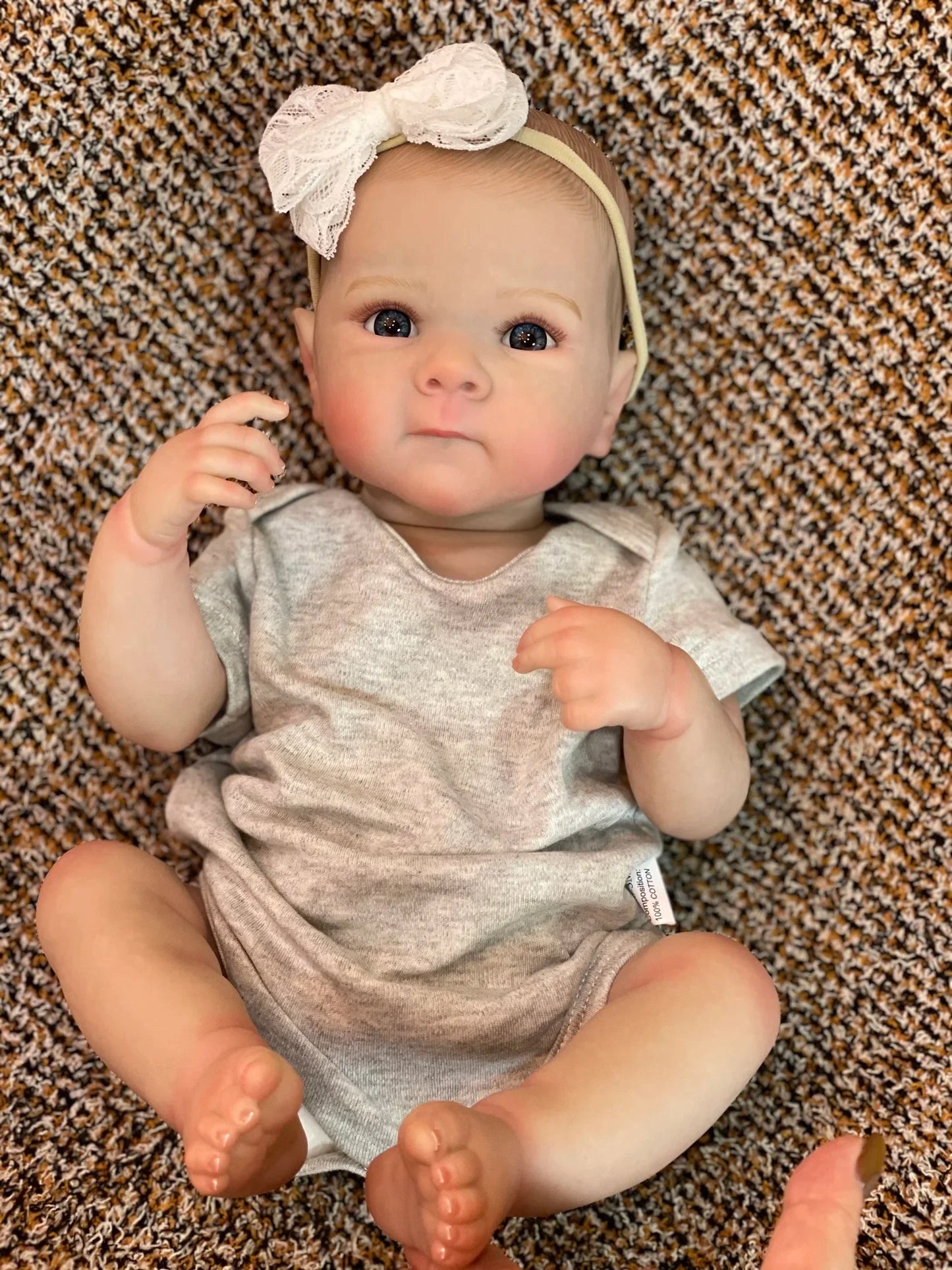 Cuddly Bettie Bebe Reborn Girl Full Body Vinyl Doll 50cm Collectible Lifelike Realistic Art Reborn Dolls muñecas reborn