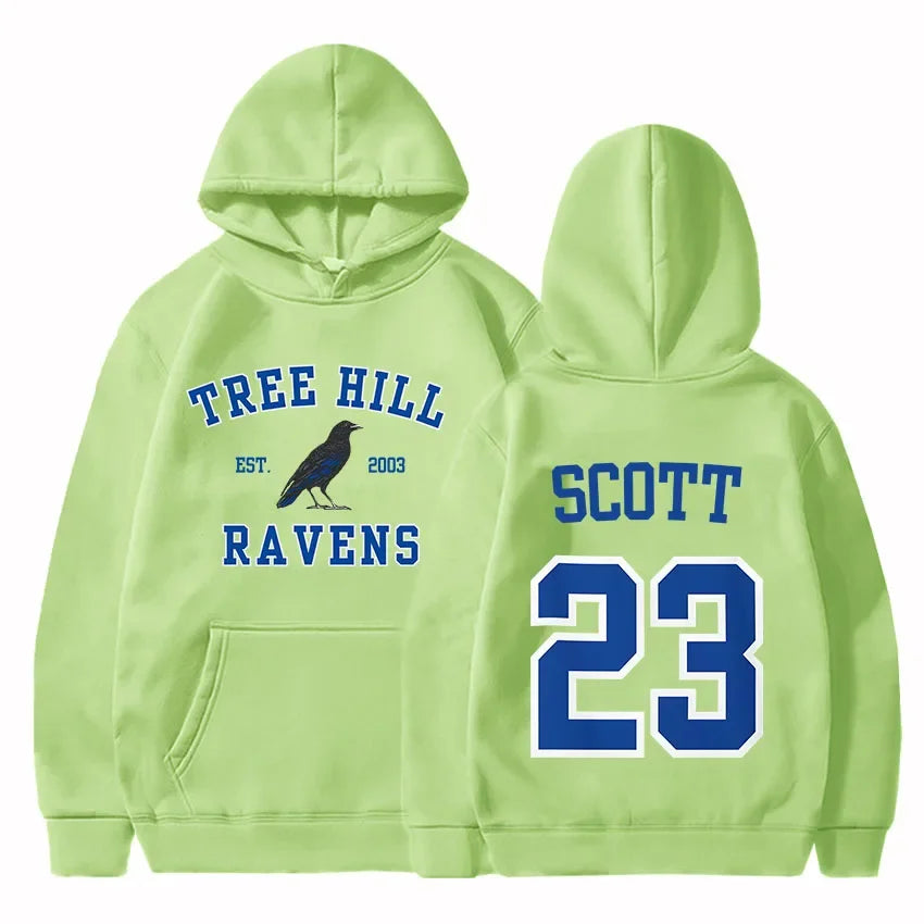 Women Hoodies TREE HILL RAVENS Scott23 Graphic Sweatshirts with Pocket Keith