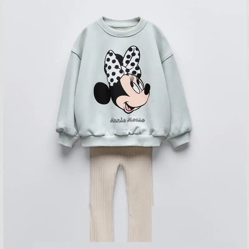 Boys Full Print Outfits Sweatshirt+Pants Two Piece Set Toddler New Trendy Hoodies Casual Loose Long Sleeve Suits