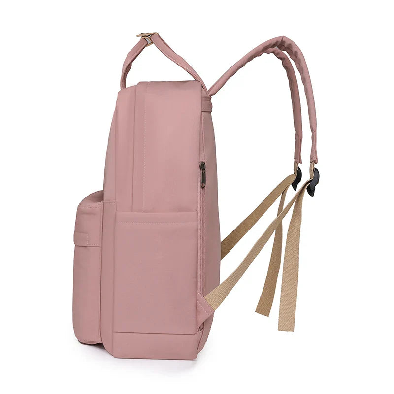 DIEHE Solid Color Women Backpack High Quality Youth Waterproof Backpacks for Teenage Girls Female School Shoulder Bag Bagpack
