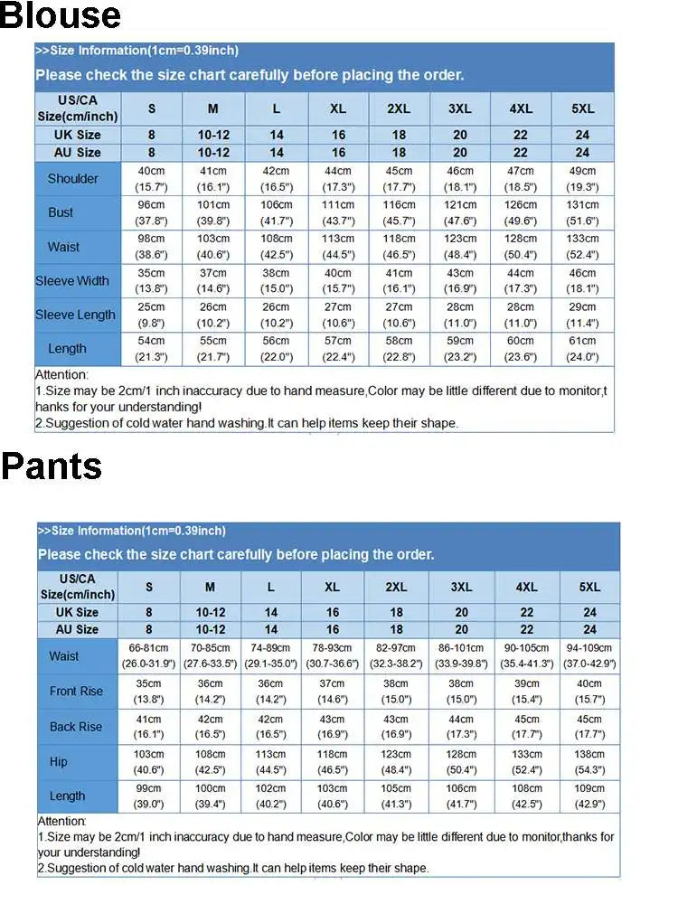 Summer Women Short Sleeve Blouse Harem Pants Sets