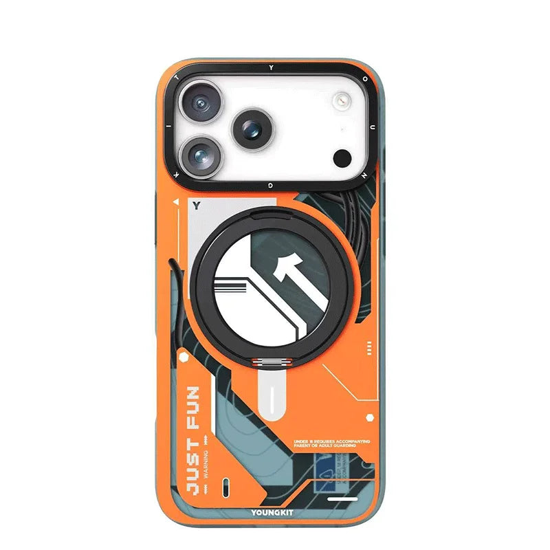 YOUNGKIT Case For iPhone 17 Pro Max Airbag Bracket Back Cover Case for iPhone 17 Pro