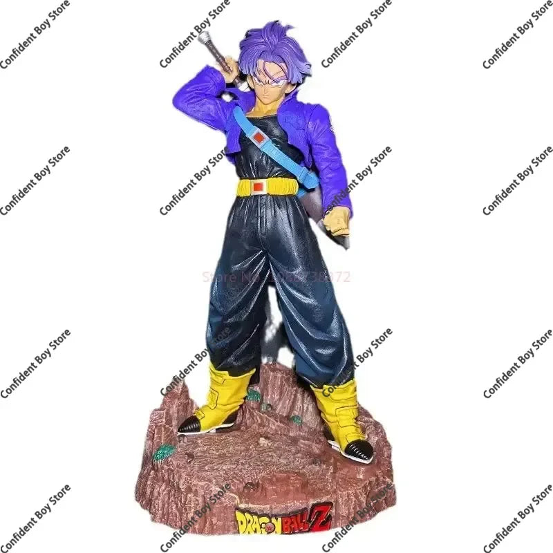 50cm Anime Dragon Ball Z Trunk Figure Dbz Super Saiyan Action Figure Model Doll Decoration Toys Gifts for Children