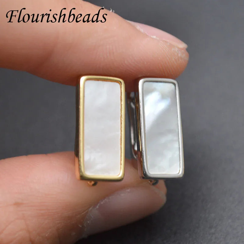 18k Gold Color Anti Fading Smooth Earring Hooks Shvenzy for Women DIY Wedding Christmas Earrings Jewelry Accessories 30pcs/lot