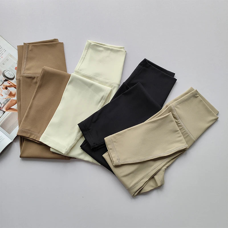 High Waist Yoga Pants for Women Wearing Tight Fit Hip Lift Quick Dried Fitness Leggings
