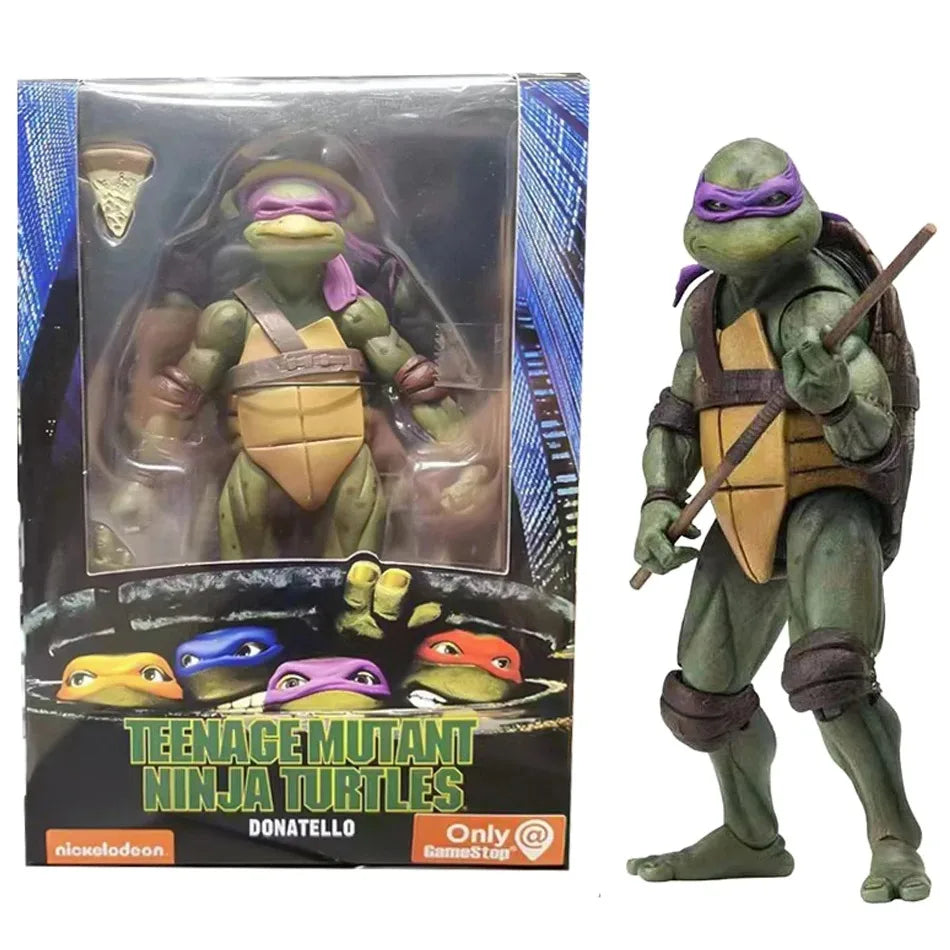 Ninja Turtle Anime Figure Neca 1990 Film Version Limited Edition Action Figurine Model Pvc Statue Room Ornament Birthday Gift