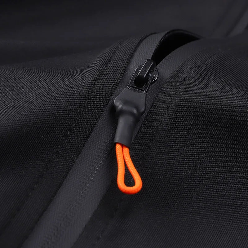 Running Jacket Hooded Jogging Tight Sportswear Quick Dry Men Reflective Training Set Gym Clothes Fitness Compression Sport Suit