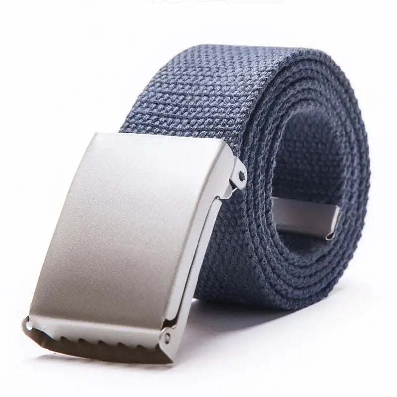 Men's Belt Fashion New Unisex Trousers Belt Women's Belt Canvas Belt Breathable Outdoor Tactical For Jeans Adjustable Waist Belt