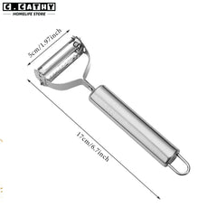 Double-Sided Vegetable Peeler Grater Julienne Peeler Slice Stainless Steel Potato