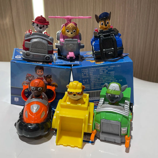 Genuine Paw Patrol 8-9CM Ryder Chase Skye Zuma Rocky Patrollers Anime Doll Action Figures Rescue Team Kids Birthday Gift Toy
