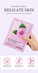 20 Pieces Natural Fruit Plant Facial Mask Sheets Moisturizing Oil-Control Blueberry Cucumber Pomegranate Fruit Aloe Face Mask