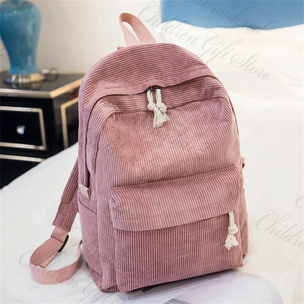 Personalized Children's Schoolbag Baby Stroller Bag Customized Kindergarten Snack Backpacks with Name Solid Color Backpacks
