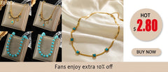 316L Stainless Steel Exaggerated Gold Color Thick Chain Pendant Necklace For Women