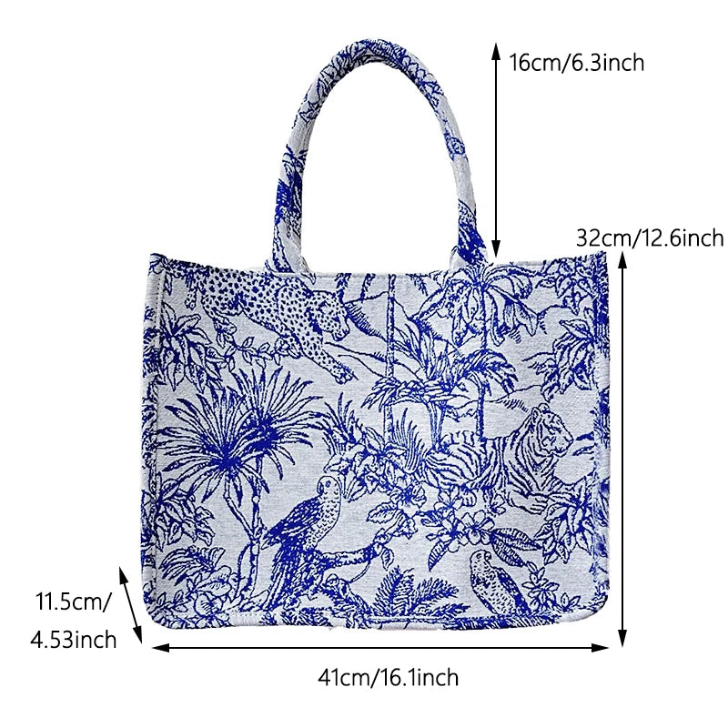 Tote Bag for Women, Luxury Designer Handbag, Travel Inner Pocket with Zipper