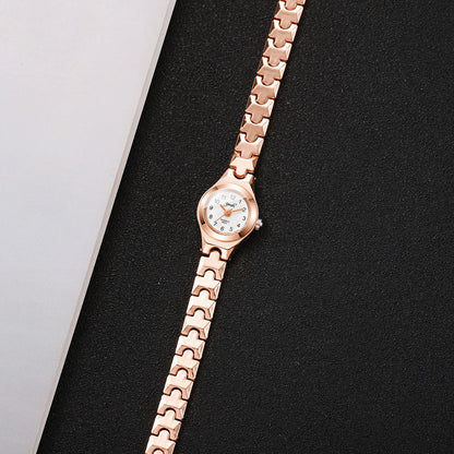 Elegant Small Arabic Dial Women Watches Thin Strap Ladies Quartz Wristwatch Reloj Mujer Girls Clock Gift(Without Box)