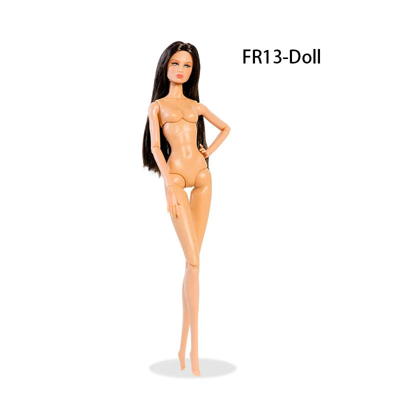 32cm European Supermodel Nude Doll Toy Original Unique Design Full Series Figure 1/6 Joint Multi Color Skin Exquisite Makeup Toy