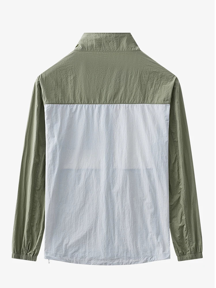 Summer Men Skin Coats Outdoor Ultra-Light Sunscreen Clothing Anti-UV Sun-Proof