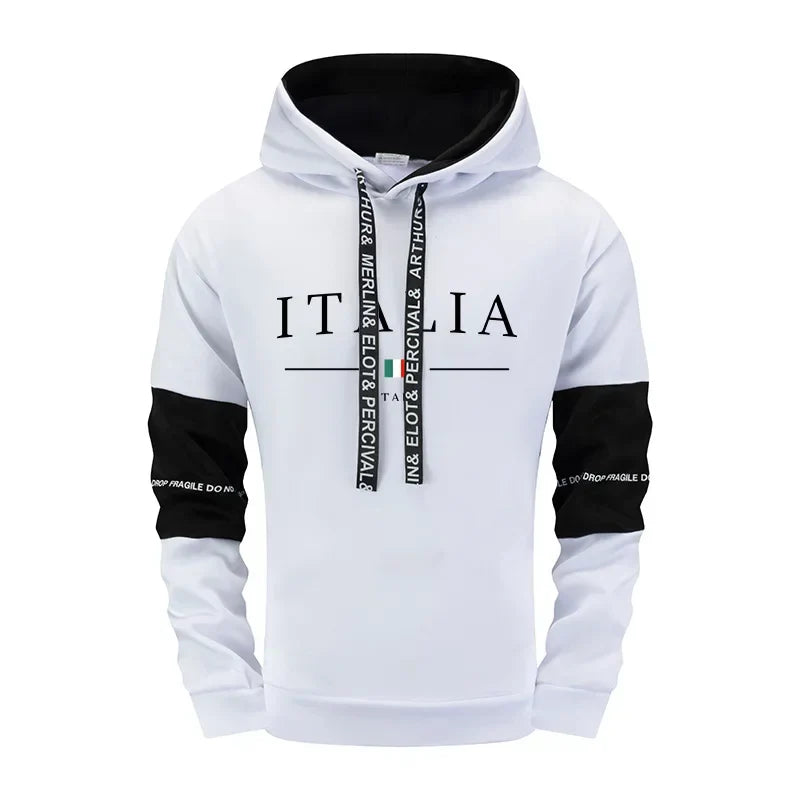 Mens Tracksuit Outdoor Quality Autumn Winter Simple Casual Sports Hooded Single Sweatshirts And Sweatpant Comfort Sports Fitness