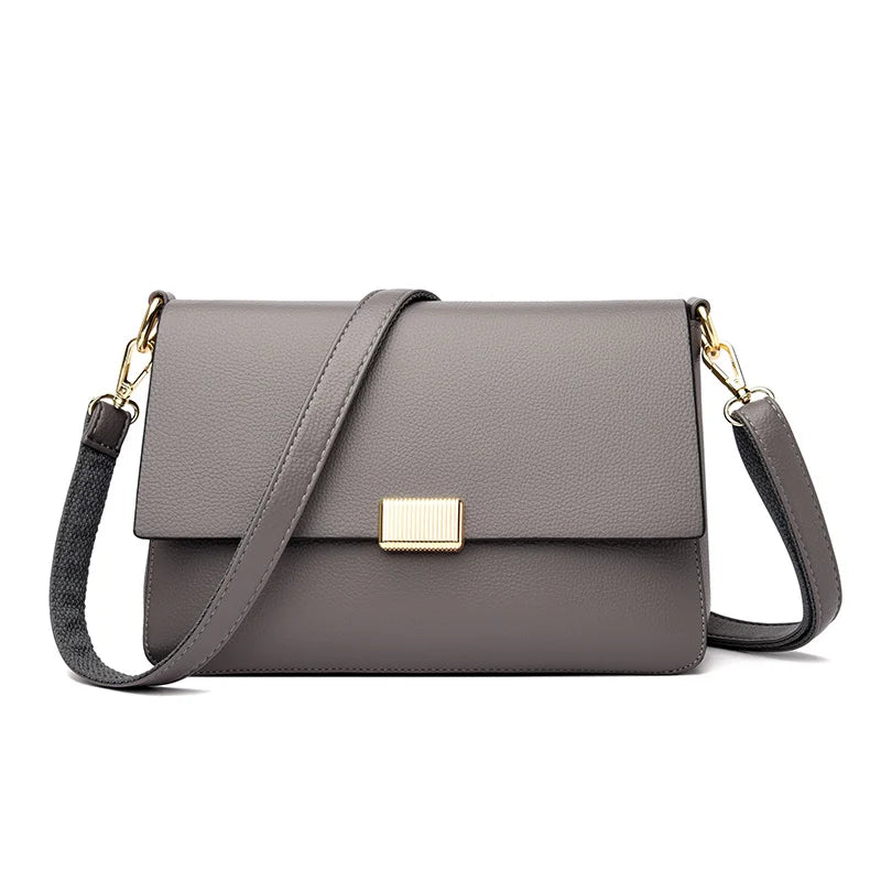 Leather Girls Crossbody Women Shoulder Bags Big Size Capacity