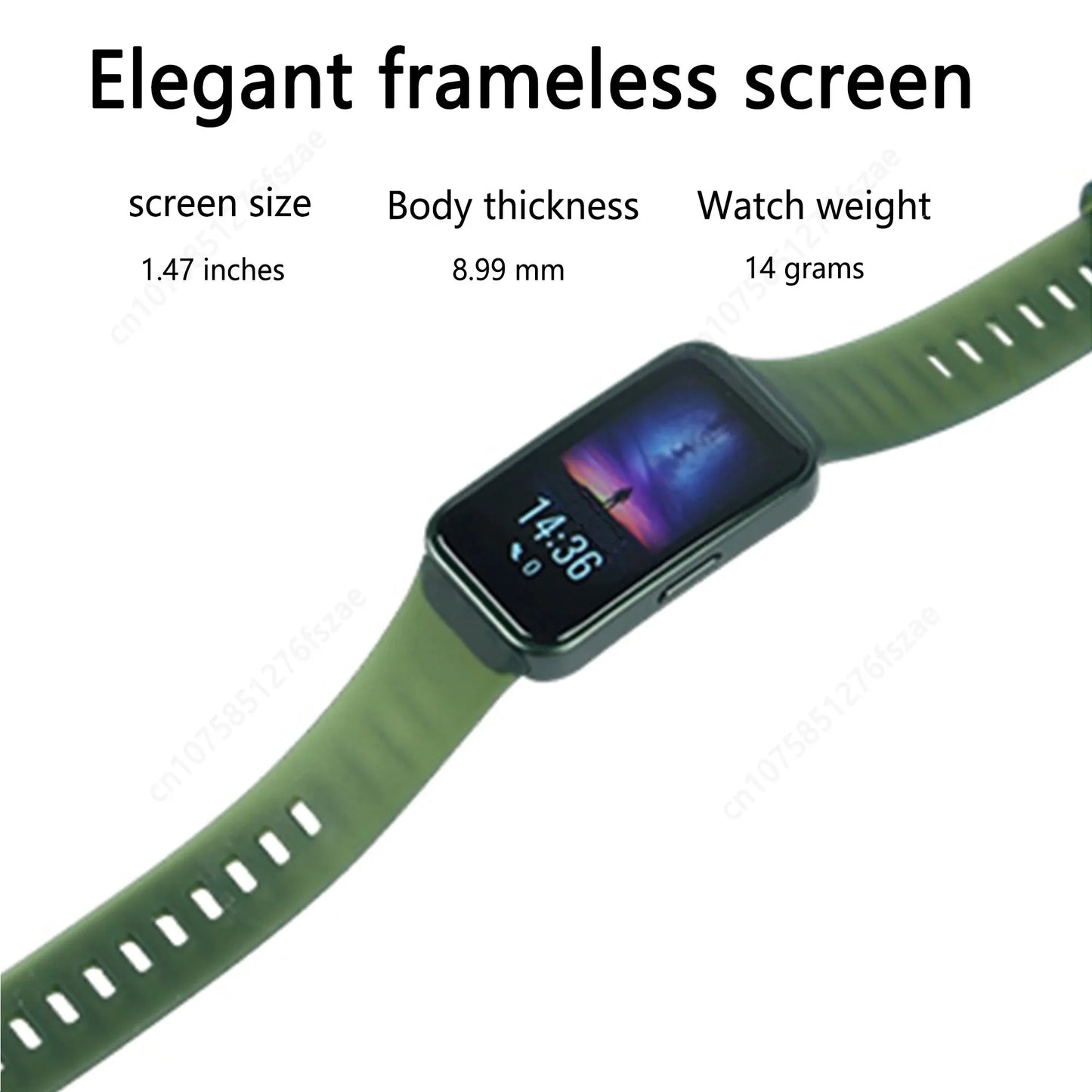 Original HUAWEI Band 8 Smart Band All-day Blood Oxygen 1.47'' AMOLED Screen Heart Rate Smartband 2 Weeks Battery Life
