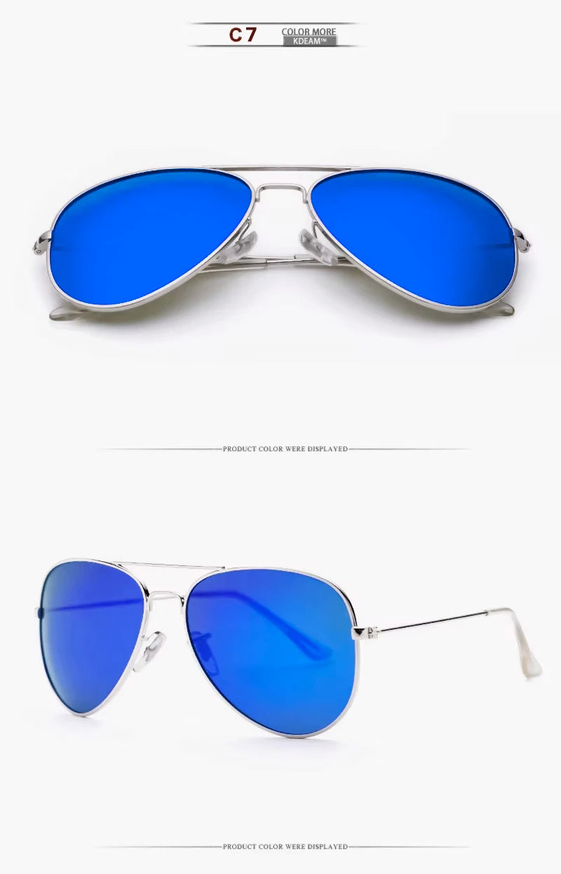 Air Force Pilot Sunglasses Men Polarized 62' Lens Large Sunglasses
