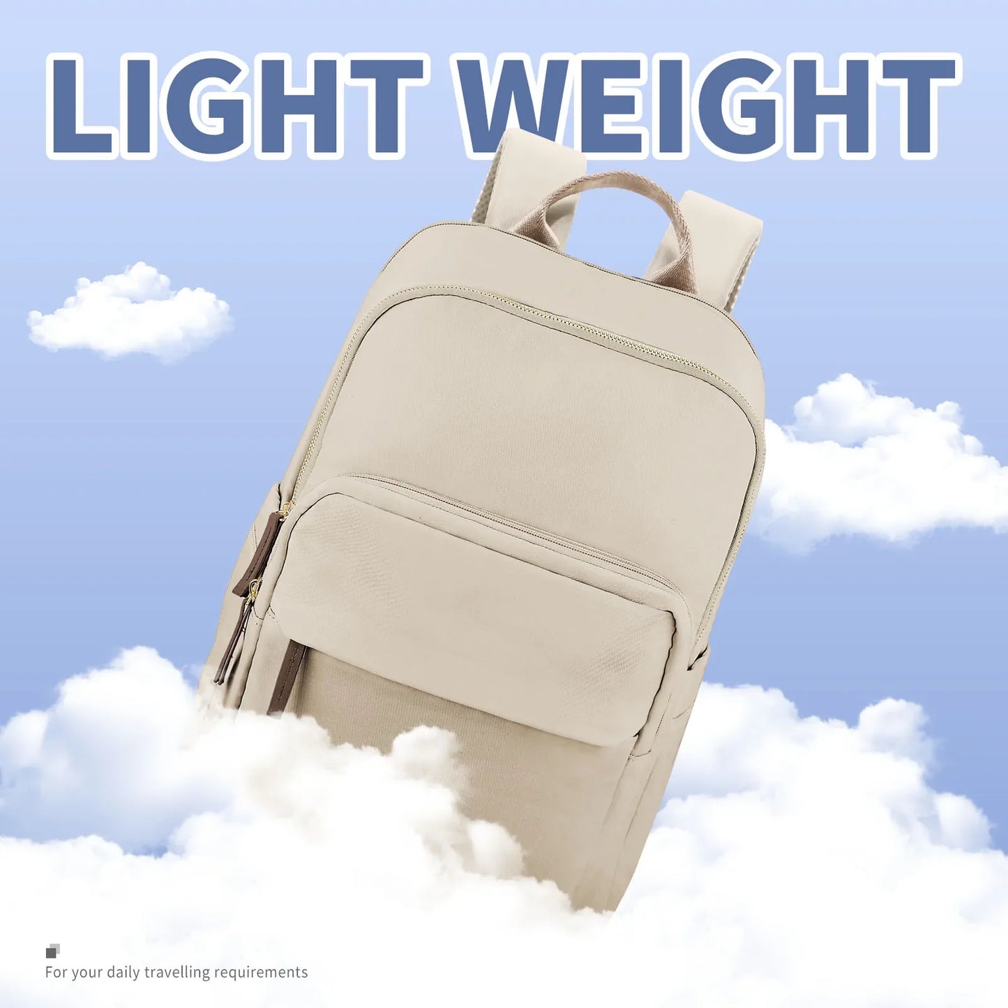 New Simple Large Capacity Backpack Women Travel Business Teacher Backpack Laptop Shoulder Bag Girl School Student Backpack Purse