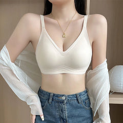Underwear For Women With Small Breasts, Push-up, No Rims, Soft Support Sports Bra