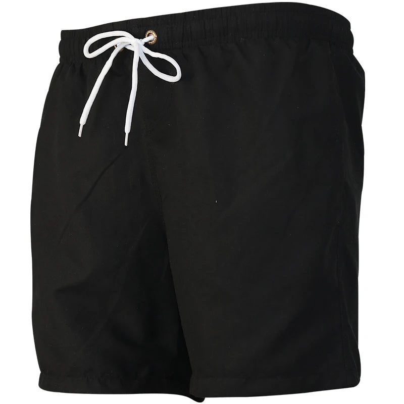 Quick Dry Men's Beach Shorts Summer Swimwear Boardshorts Male Casual Surfing Trunks Elastic Waist Beachwear