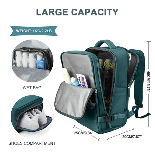 Backpack Travel Cabin Airplane 40x20x25 Ryanair Hand Luggage 40x20x25, rucksack damen, Backpack Men Work Bag Laptop Backpack