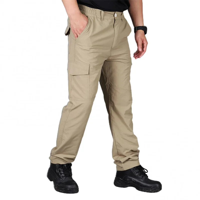 Men Pants Casual Cargo Pants Tactical Trousers Male Plus Size Breathable