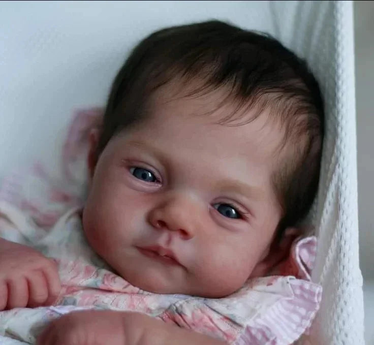 19inch Lily and Irys New Arrival Unfinished Unpainted Twins Reborn Doll Kit Soft Touch Fresh Color with Cloth body included