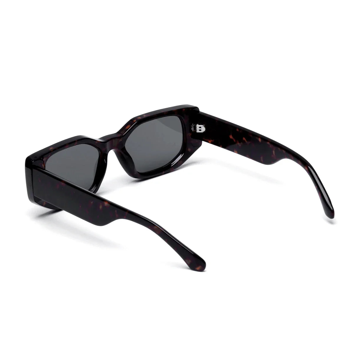 Ruiao 2025 new black classic retro designer branded concave irregular thick frame men women fashion sunglasses