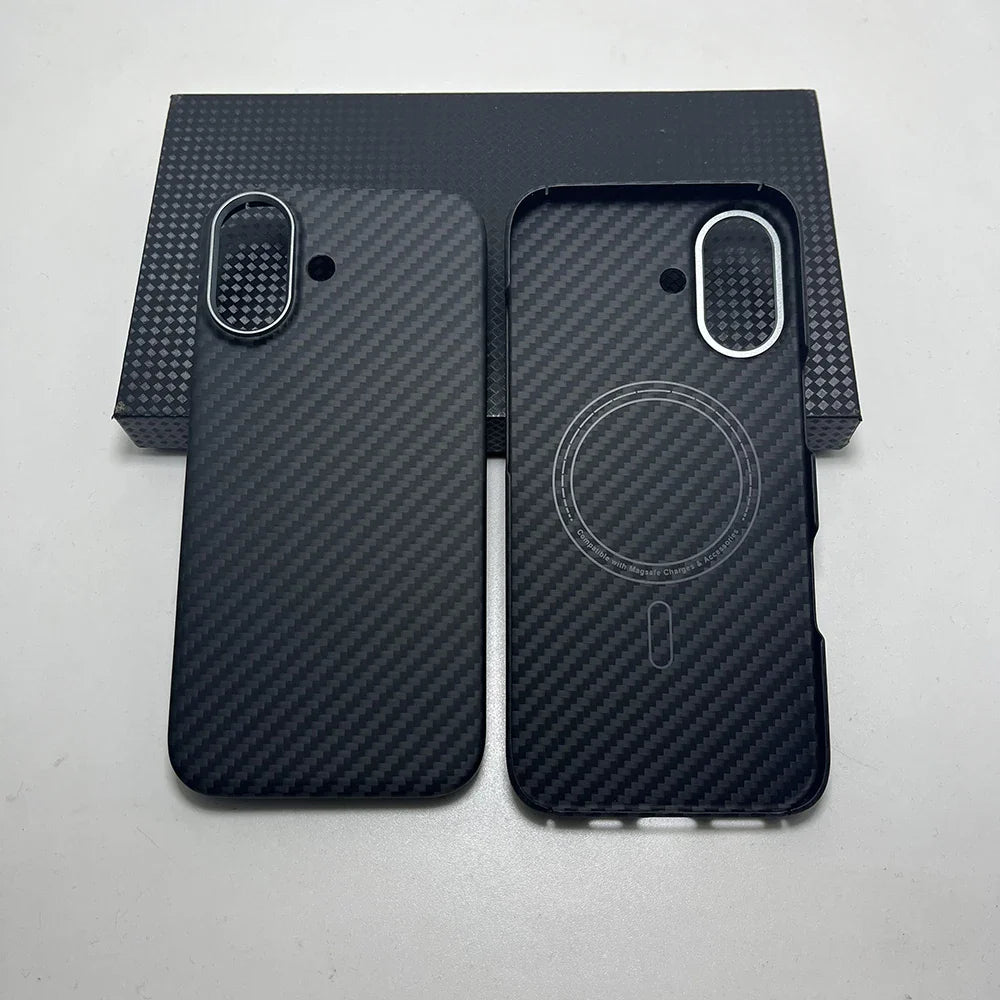 Really Carbon Fiber Case for Iphone 17 Pro Max Case for Magsafe Magnetic Ultra-Thin Lightweight for Iphone17 Pro aramid Cover