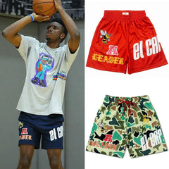 Shorts Gym Mens Fitness Sports Casual Basketball Shorts Running Mesh Short Pants