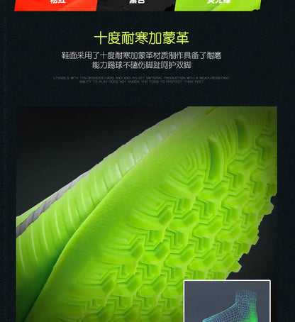 Men Soccer Shoes Cleats Society Children Boys Kids Autumn Casual Studded Boots