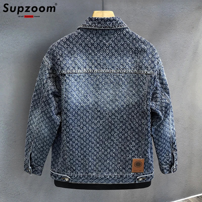 Top Fashion Single Breasted Cotton Solid Turn-down Collar Short Bomber Jacket