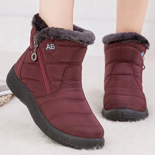 Women Boots Watarproof Ankle Boots For Winter Shoes
