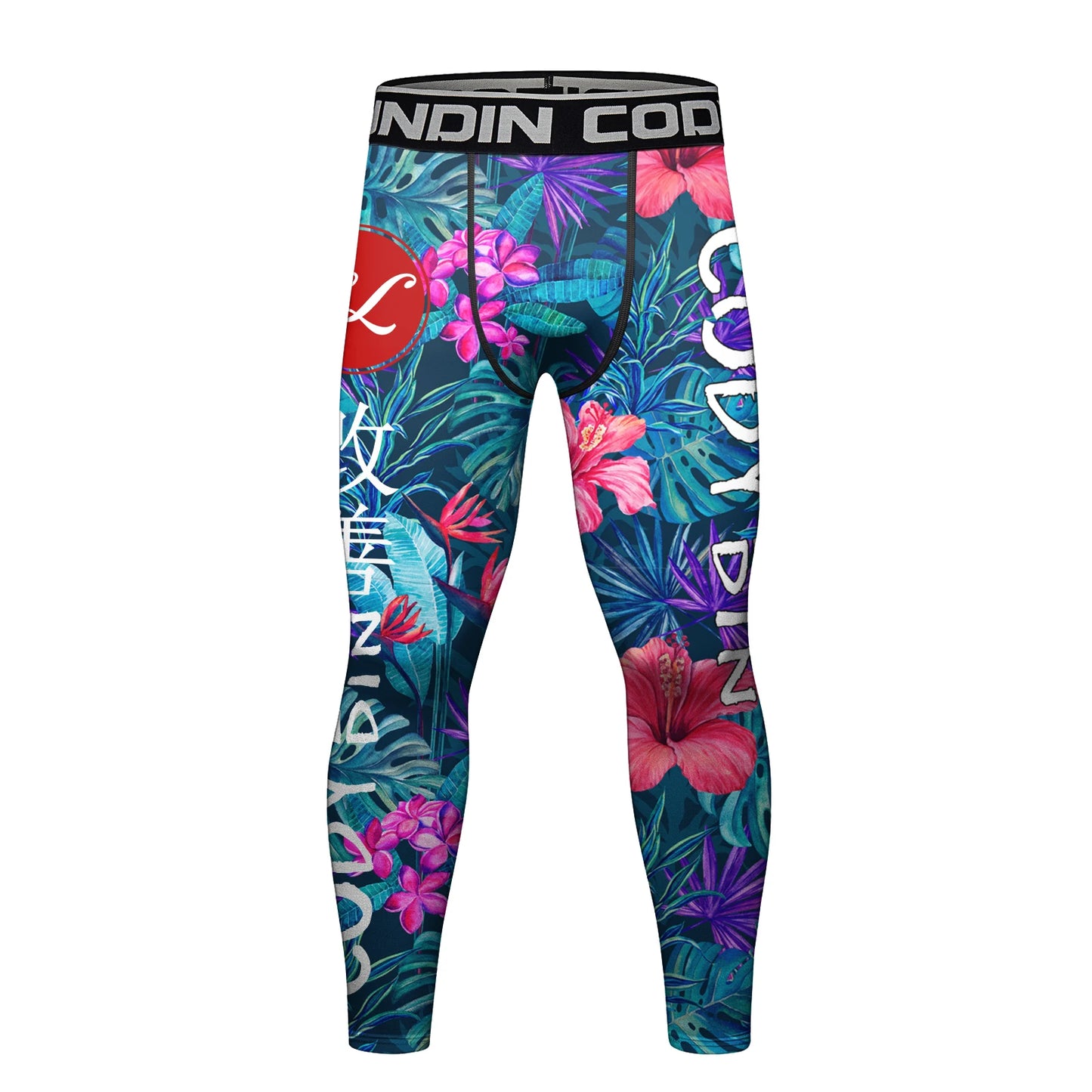 Cody Lundin Men's Jiu Jitsu Spats Stapling Compression Tights Pant Training