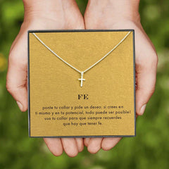 Christian Golden Cross Pendant Necklace For Women Short Chain Simple Minimalist